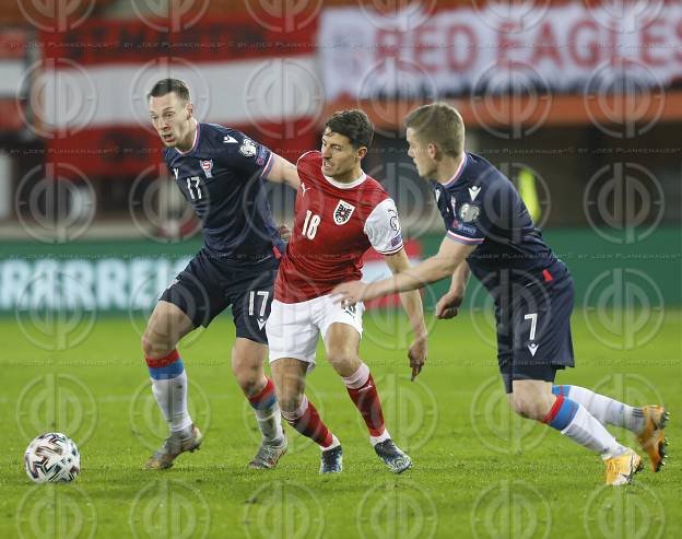 WM 2022 Qualifikation Österreich vs. Färöer (3:1), 28.03.2021