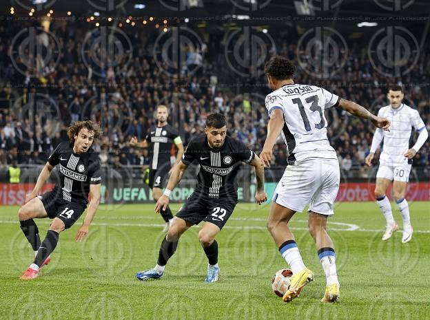 EL SK Sturm vs. Atalanta Bergamo (2:2) am 26.10.2023