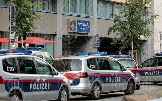 Polizeieinsatz nach Raub in Wien