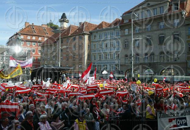 Wahl 2006 - ÖVP Wahlkampfauftakt in Graz