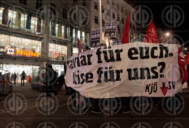 Demo gegen den Opernball 2017