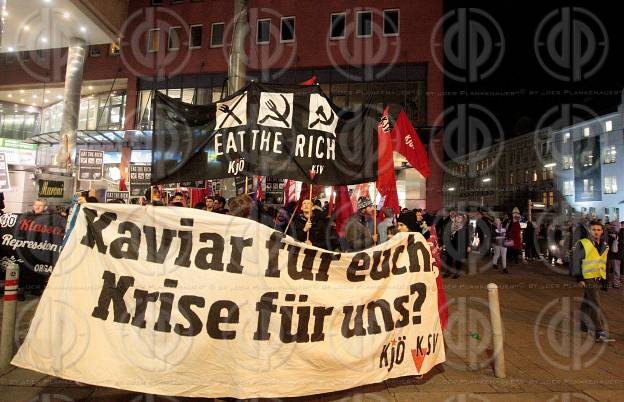 Demo gegen den Opernball 2017