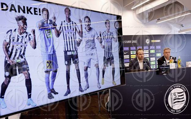 SK Sturm Pressekonferenz am 03.10.2022