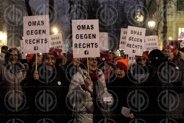 Demos gegen den Akadenikerball 2018