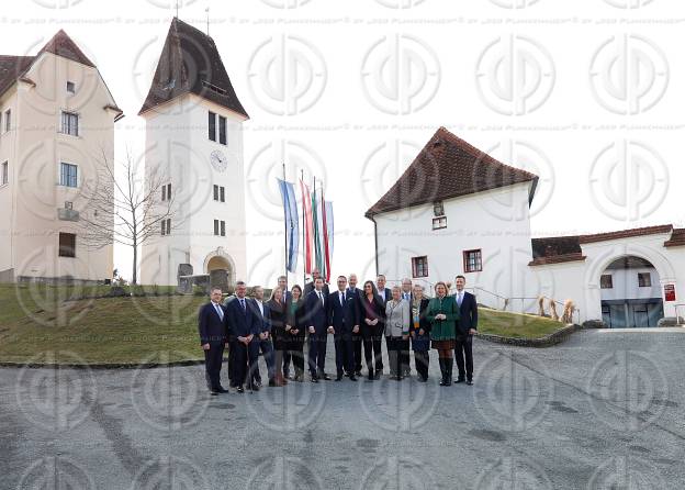 Regierungsklausur im Schloss Seggau/Stmk.