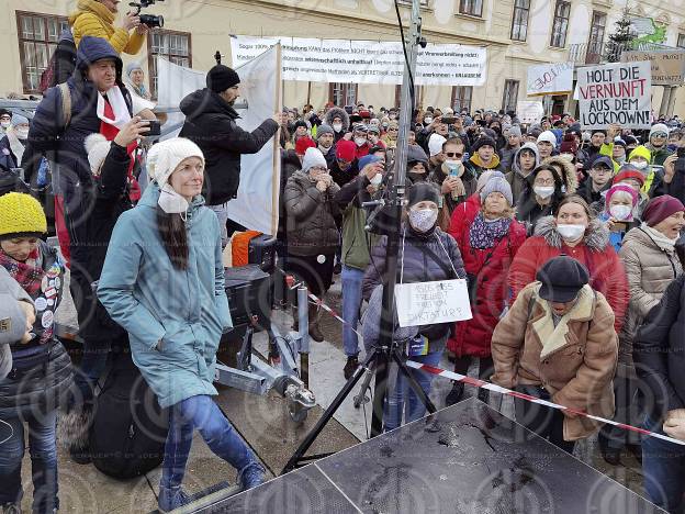 Demo Keine Impfplicht in Graz am 12.12.2021