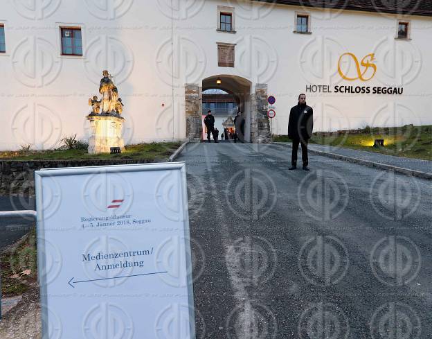 Regierungsklausur im Schloss Seggau/Stmk.