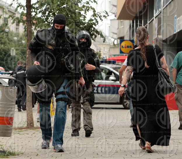 Polizeieinsatz nach Raub in Wien