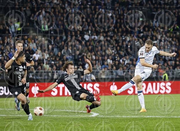 EL SK Sturm vs. Atalanta Bergamo (2:2) am 26.10.2023