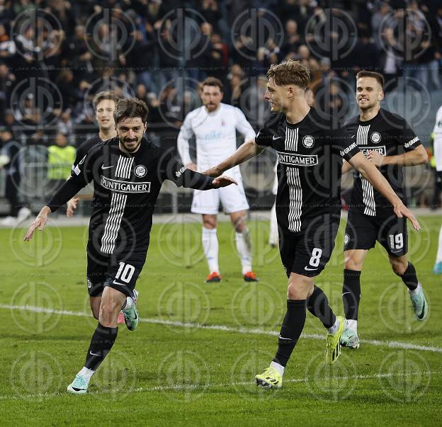 Conference League SK Sturm vs. Slovan Bratislava (4:1) am 15.02.