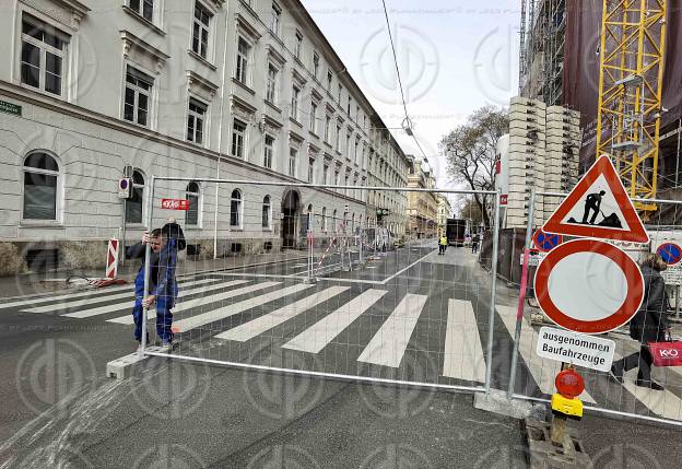 Sperre der Neutorgasse in Graz ab 06.03.2023