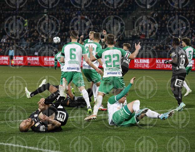 SK Sturm vs. Rapid Wien (2:2) am 20.02.2022