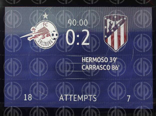 CL FC Red Bull Salzburg vs. Atletico Madrid (0:2),  09.12.2020