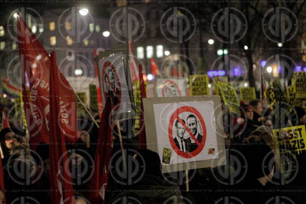 Demos gegen den Akadenikerball 2018