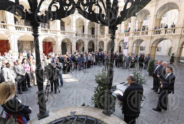 Festakt 500 Jahre Reformation - Verlegung Gedenkstein