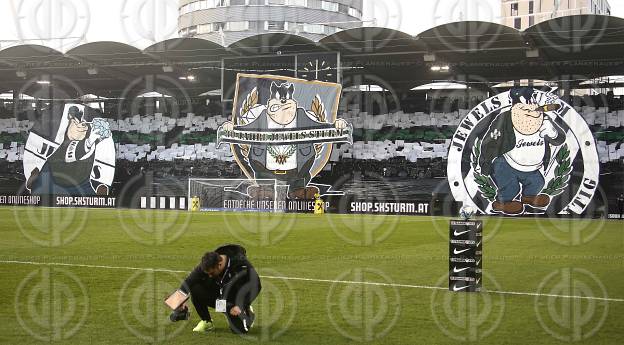 SK Sturm vs. SK Rapid (1:1) am 18.02.2024