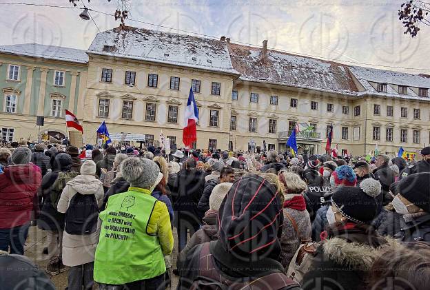 Demo Keine Impfplicht in Graz am 12.12.2021