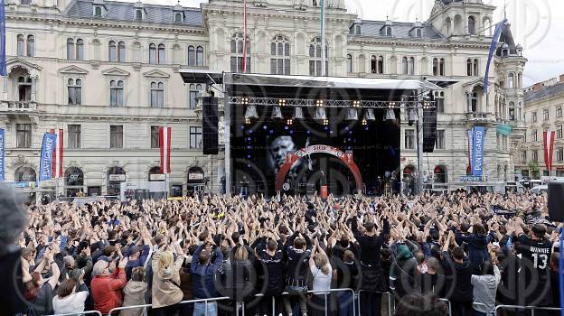 SK Sturm Cupsiegerfeier am Hauptplatz  am 01.05.2023