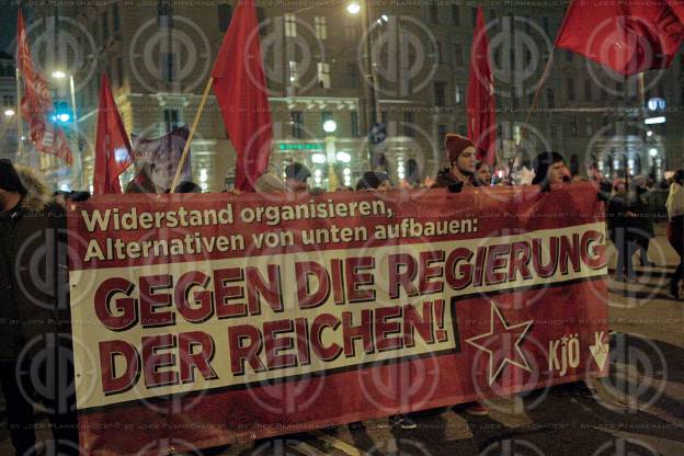 Demos gegen den Akadenikerball 2018