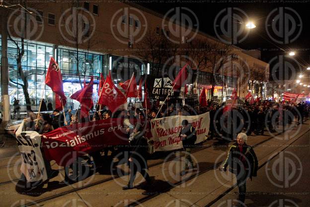 Demo gegen den Opernball 2017