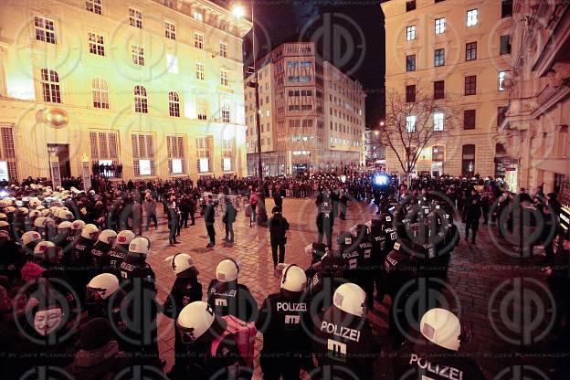 Pegida Demo und Gegendemo