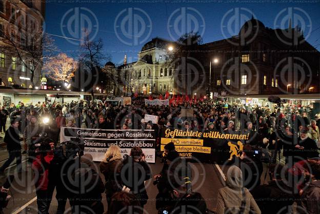 Demos rund um den Akademikerball 2016