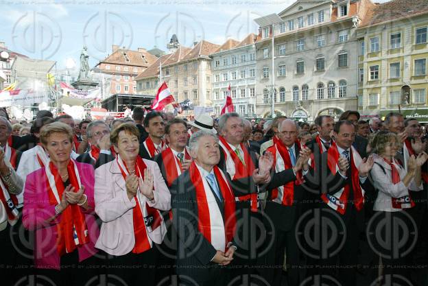 Wahl 2006 - ÖVP Wahlkampfauftakt in Graz