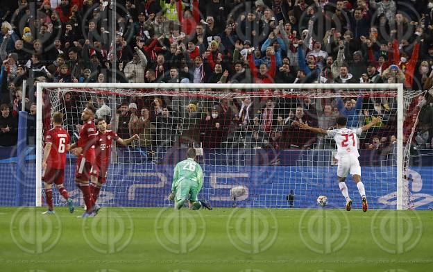 Champions League FC Salzburg vs. Bayern München (1:1) am 16.02.