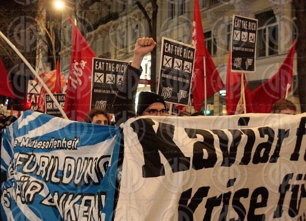 Demo gegen den Opernball 2017