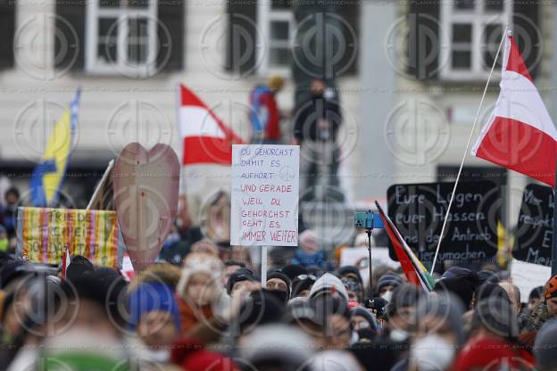 Demo Keine Impfplicht in Graz am 12.12.2021