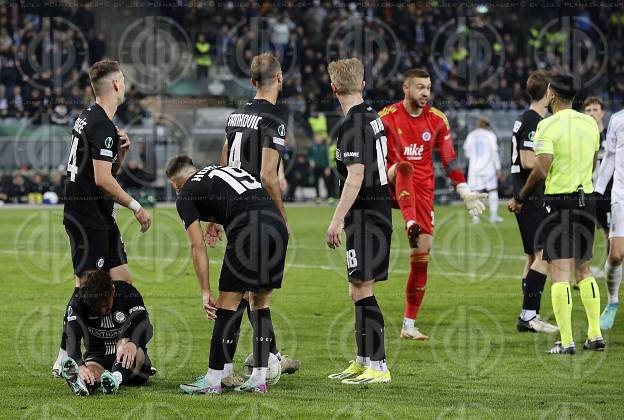 Conference League SK Sturm vs. Slovan Bratislava (4:1) am 15.02.