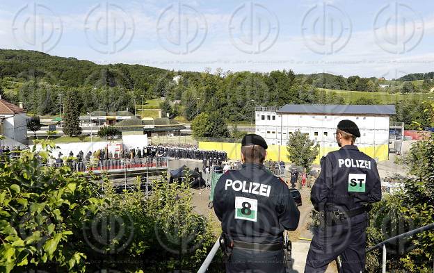 Grenzschutz-Uebung ProBorders in Spielfeld