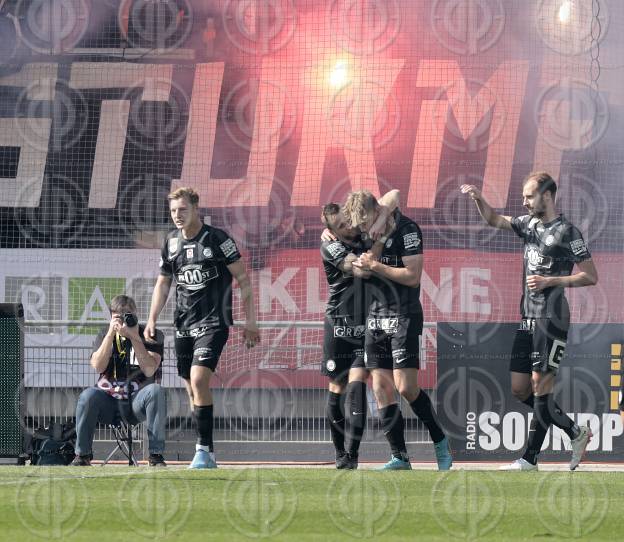 SK Sturm vs. Rapid Wien (2:1) am 17.04.2022