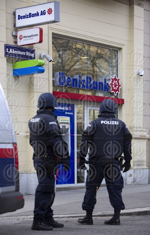 Ueberfall auf Bank in Wien