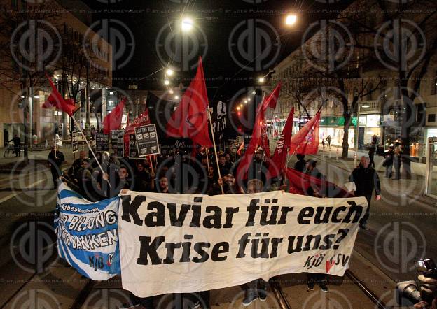 Demo gegen den Opernball 2017