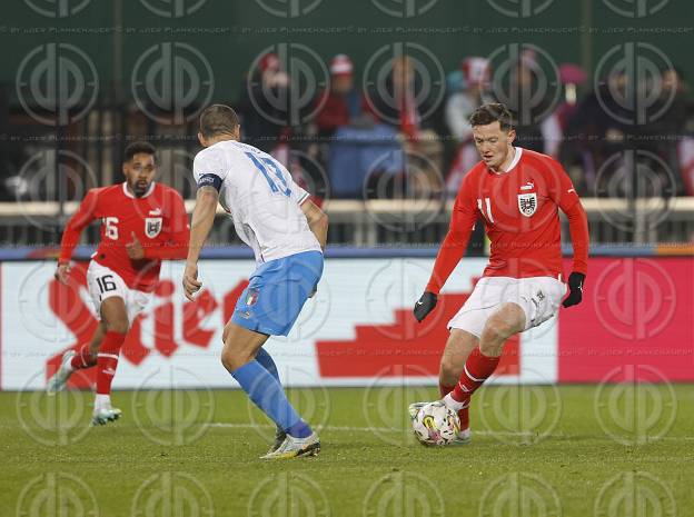 Österreich vs. Italien (2:0) am 20.11.2022