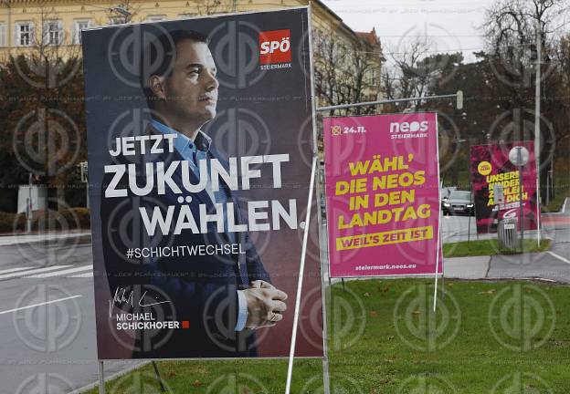 LTWahl19 Steiermark - Wahlplakate