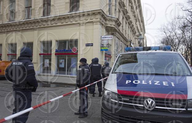 Ueberfall auf Bank in Wien