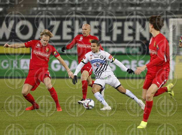 SK Sturm vs. FC Admira (3:0) am 12.12.2020