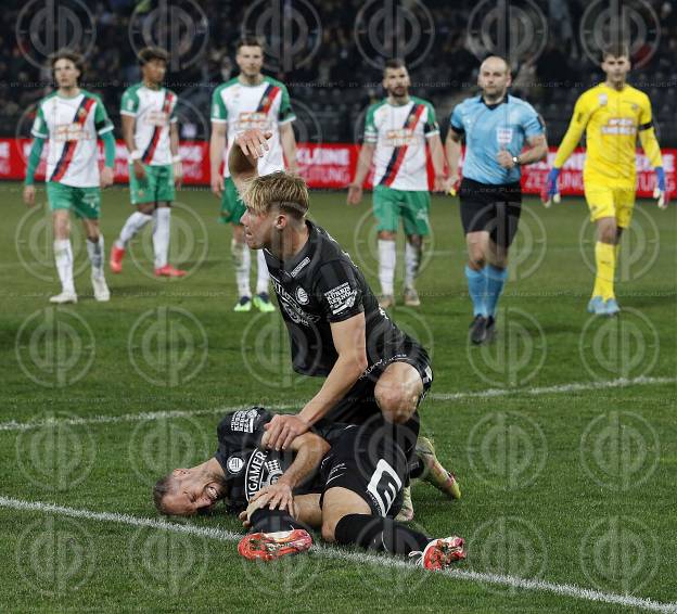 SK Sturm vs. Rapid Wien (2:2) am 20.02.2022