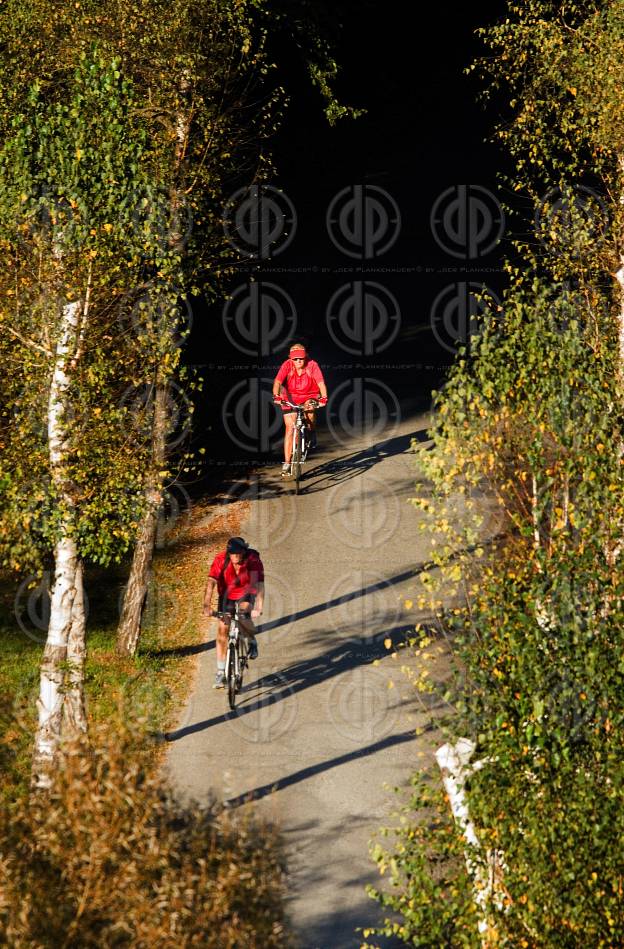 Radfahren im Herbst