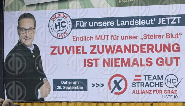 GR-Wahl 2021 Graz - Wahlplakate