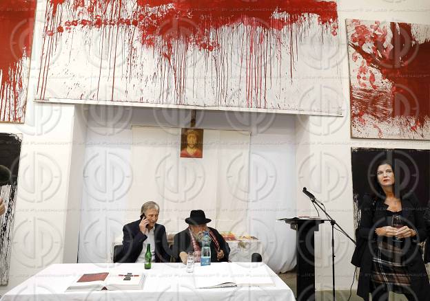 Fruehschoppen mit Hermann NITSCH