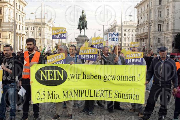 Demo Stimmenmanipulierung in der Tuerkei