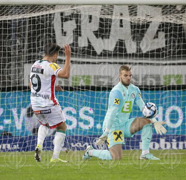 SK Sturm vs. RZ Pellets WAC (4:0) am 03.03.2024