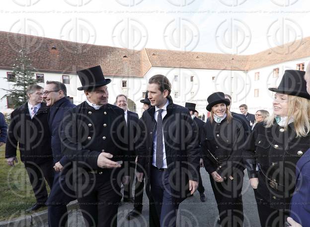 Regierungsklausur im Schloss Seggau/Stmk.