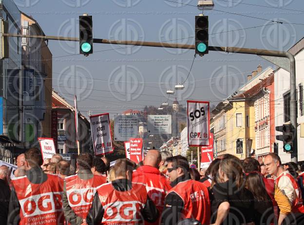 GPA-DJP-Protestversammlung Steiermark