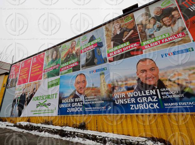 GR-Wahl Graz 2017 - Wahlplakate