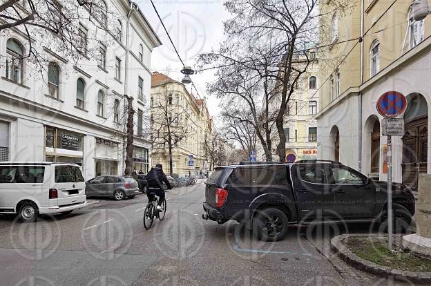 Parken in der Grazer Innenstadt am 21.01.2023