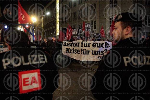 Demo gegen den Opernball 2017